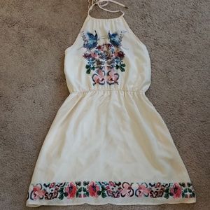 Halter pocket dress
